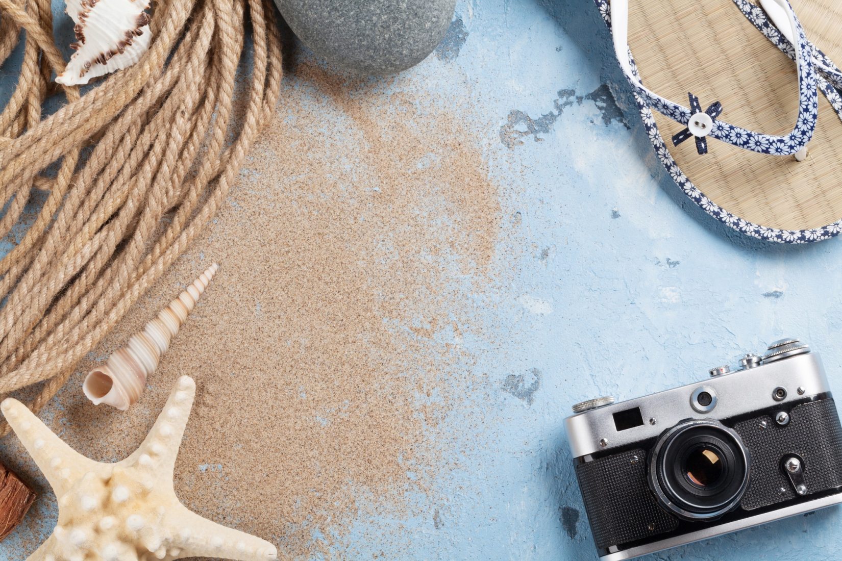 Beach vacation background
